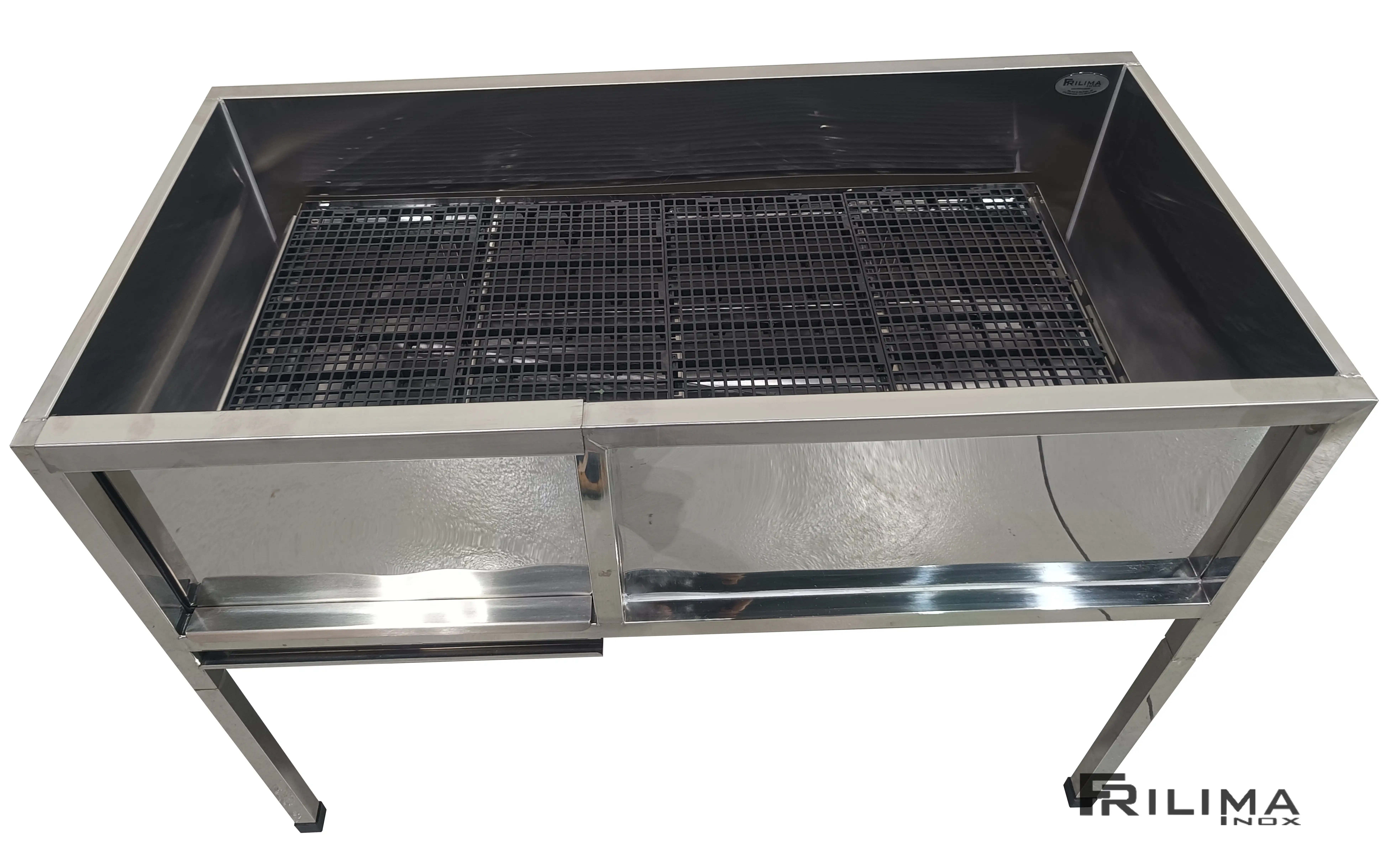 Banheira de inox para petshop