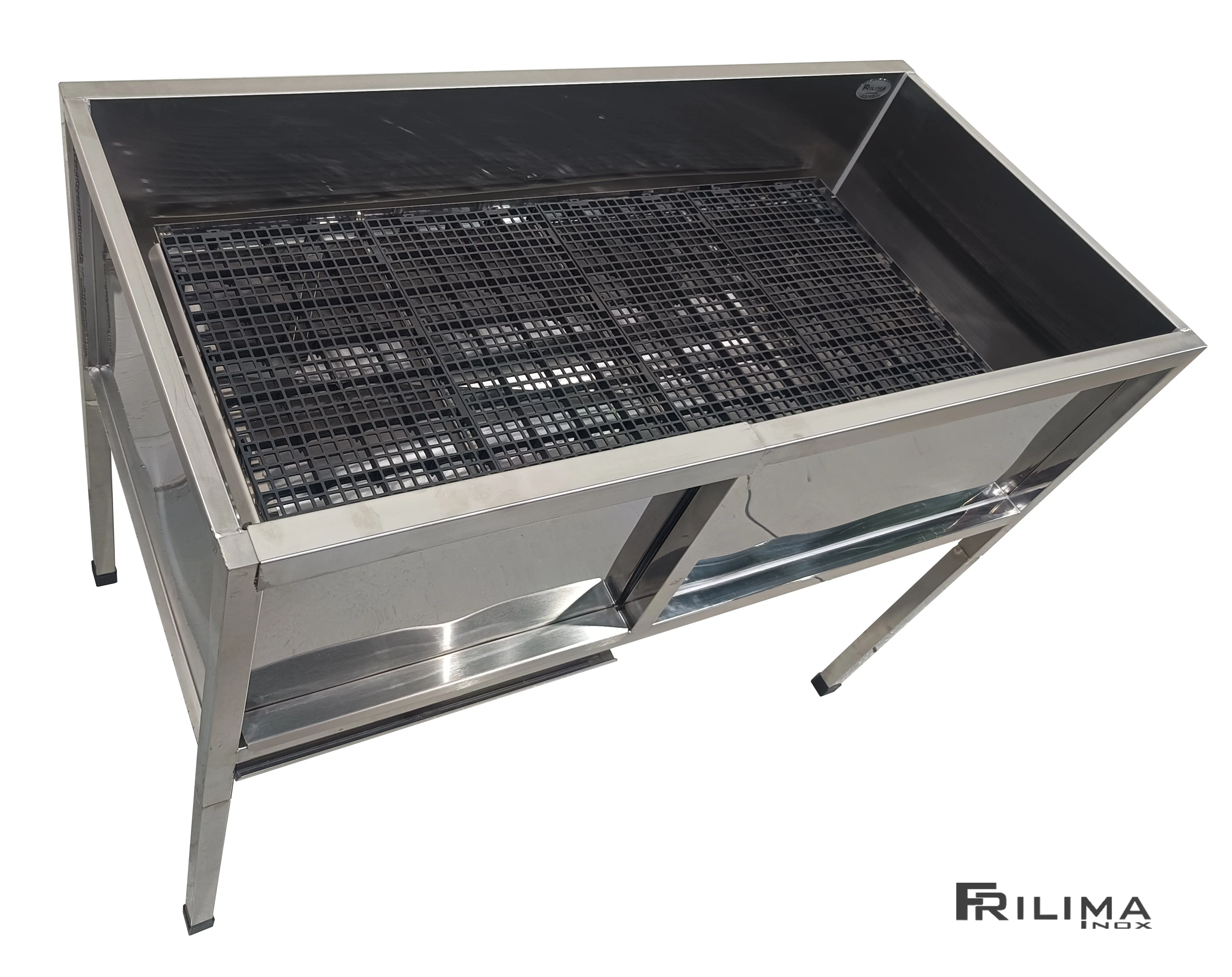 Banheira de inox para petshop