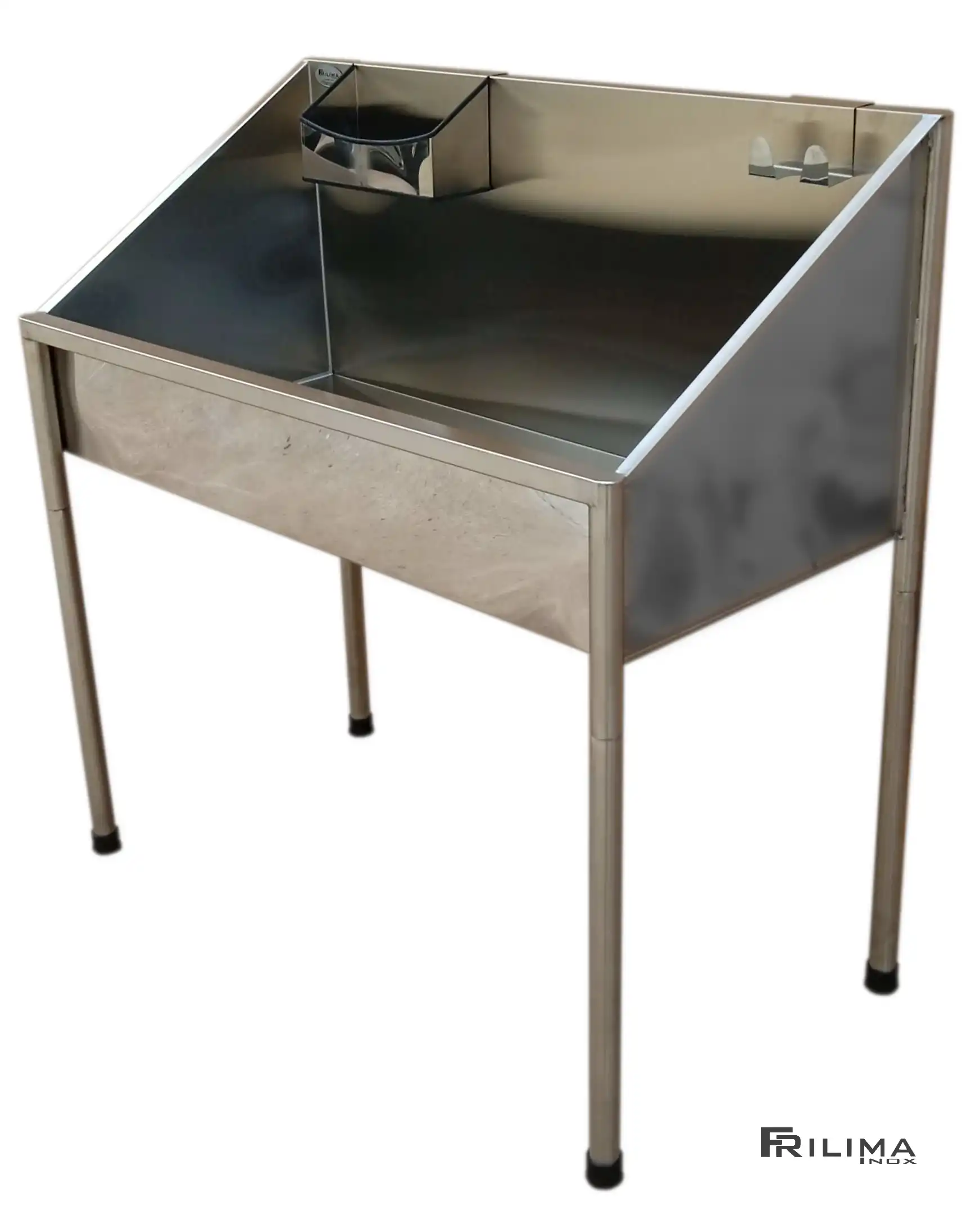 Banheira em aço inox para petshop