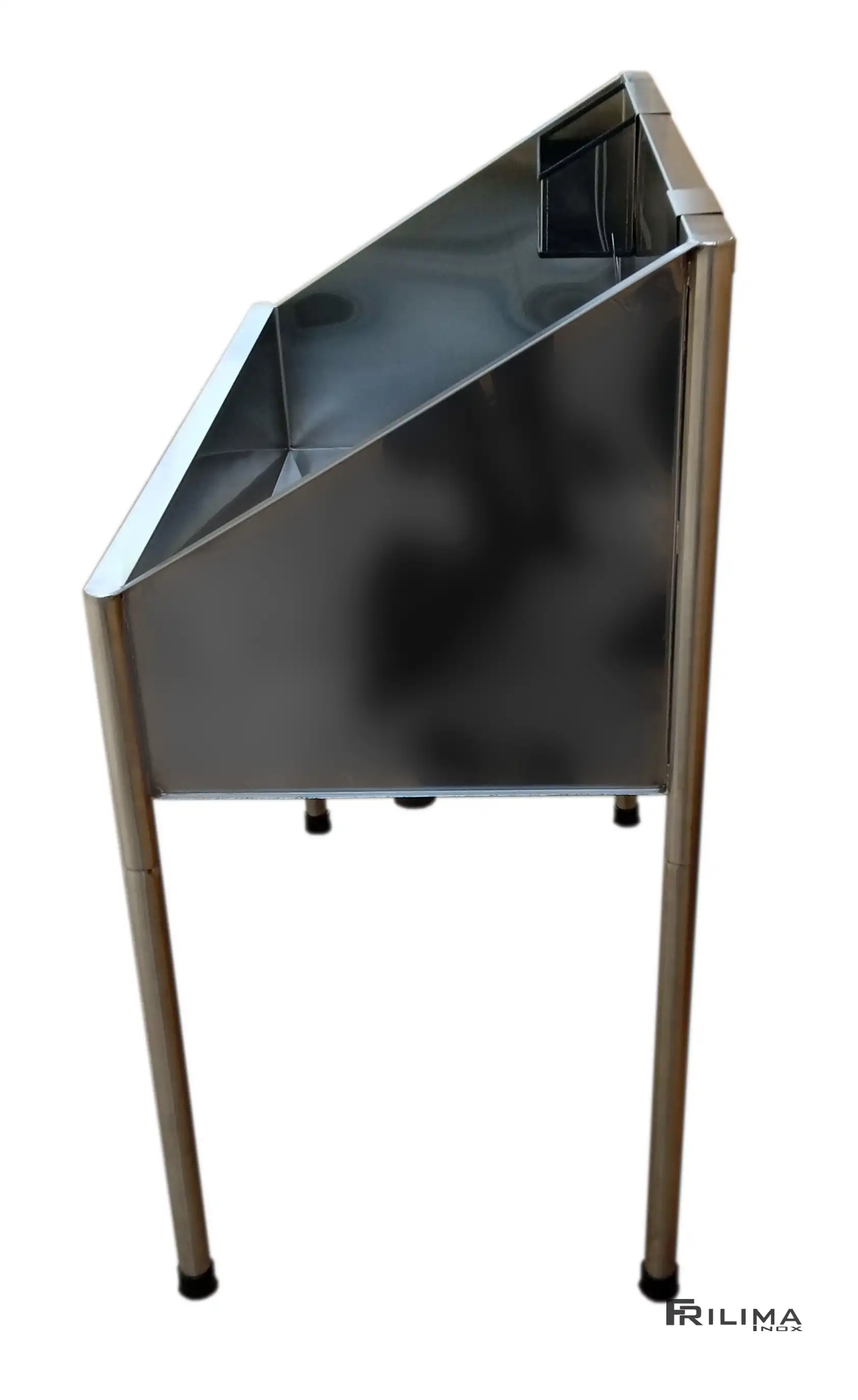 Banheira em aço inox para petshop