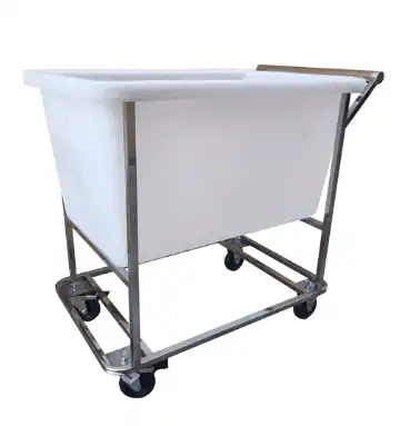 Carrinho com cuba plástica