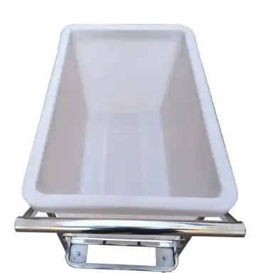 Carrinho com cuba plástica